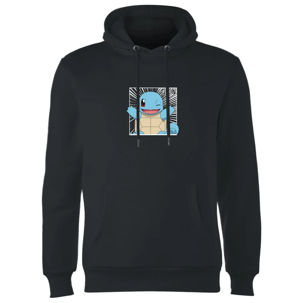 Pokémon Pokédex Schiggy #0007 Hoodie - Schwarz - S Bild 1