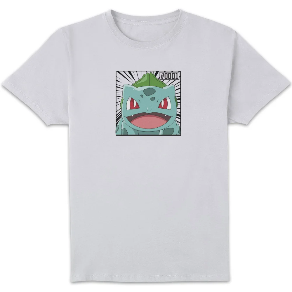 Pokémon Pokédex Bisasam #0001 T-Shirt - Weiß - S Bild 1