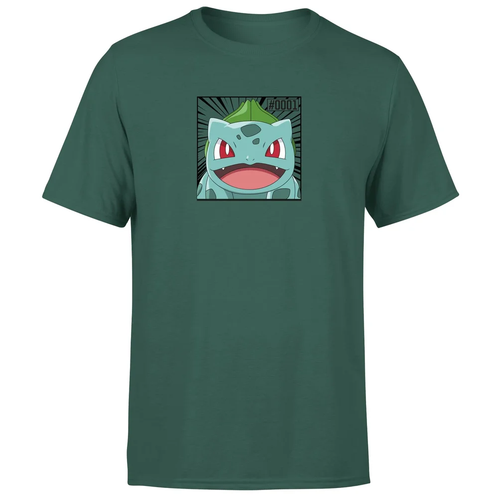 Pokémon Pokédex Bisasam #0001 T-Shirt - Green - S Bild 1