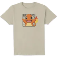 Pokémon Pokédex Glumanda #0004 T-Shirt - Creme