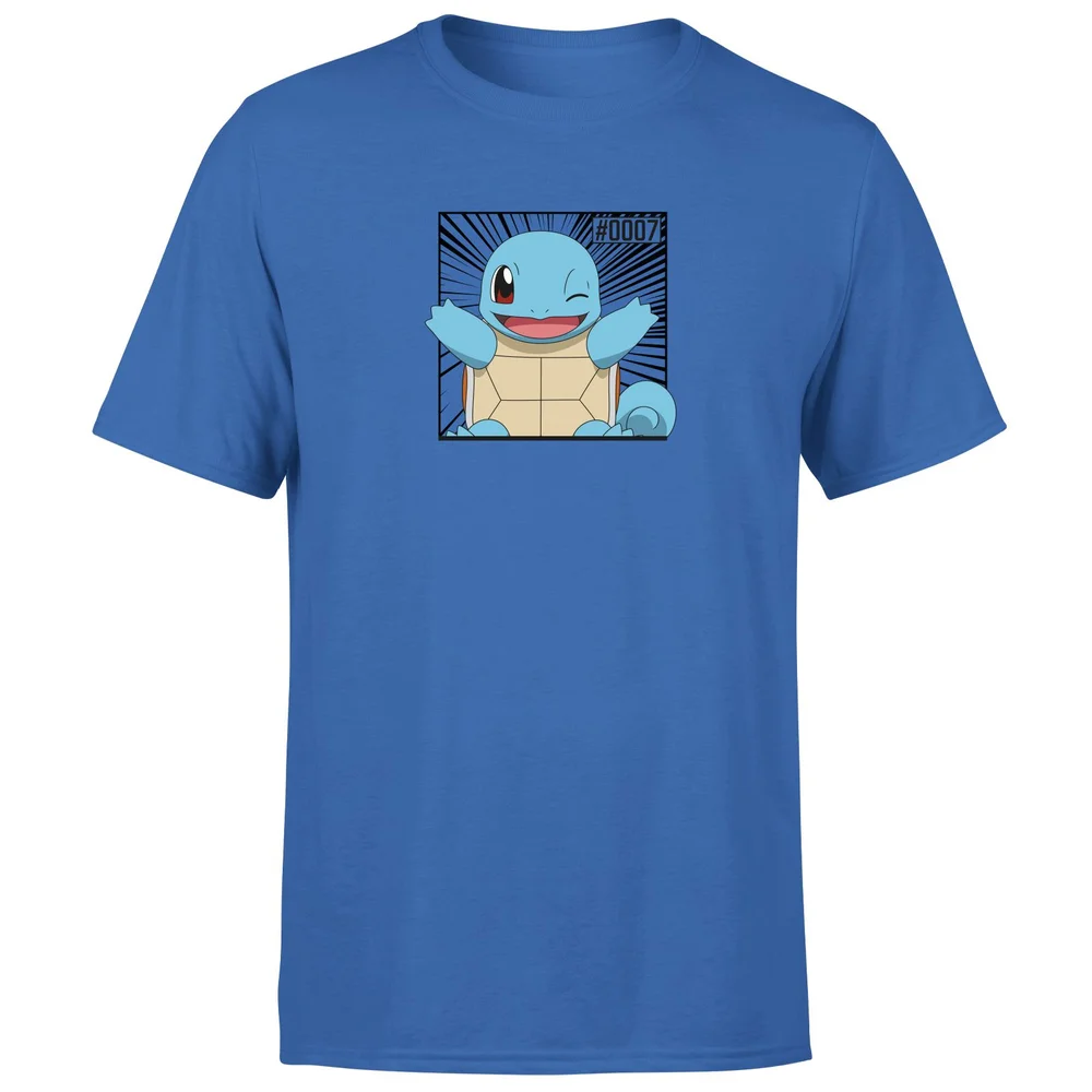 Pokémon Pokédex Schiggy #0007 T-Shirt - Blau - S Bild 1
