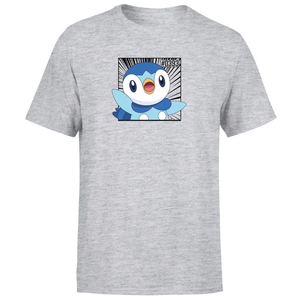 Pokemon Piplup Men's T-Shirt - Grey - S Bild 1