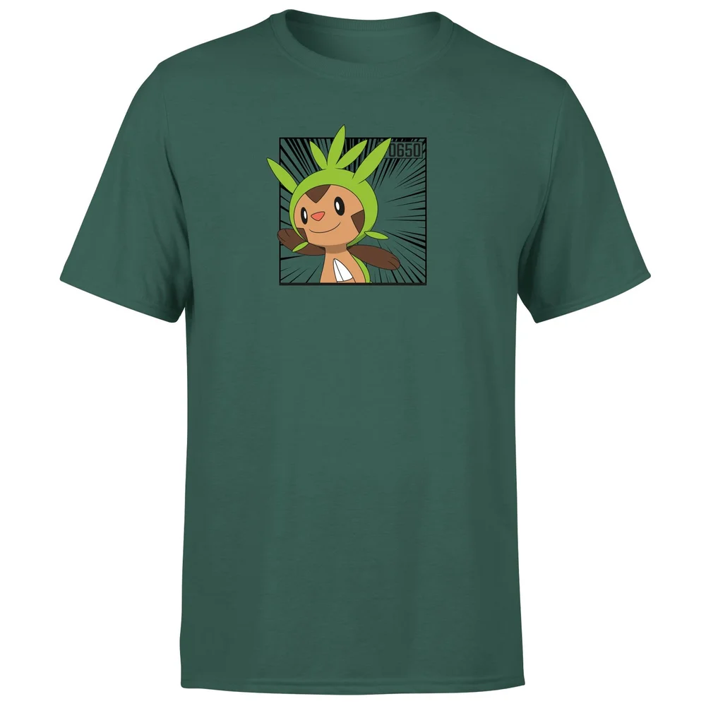 Pokemon Chespin Men's T-Shirt - Green - S Bild 1