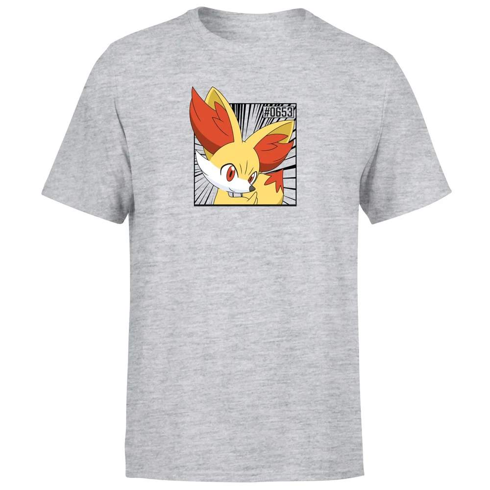 Pokemon Fennekin Men's T-Shirt - Grey - S Bild 1