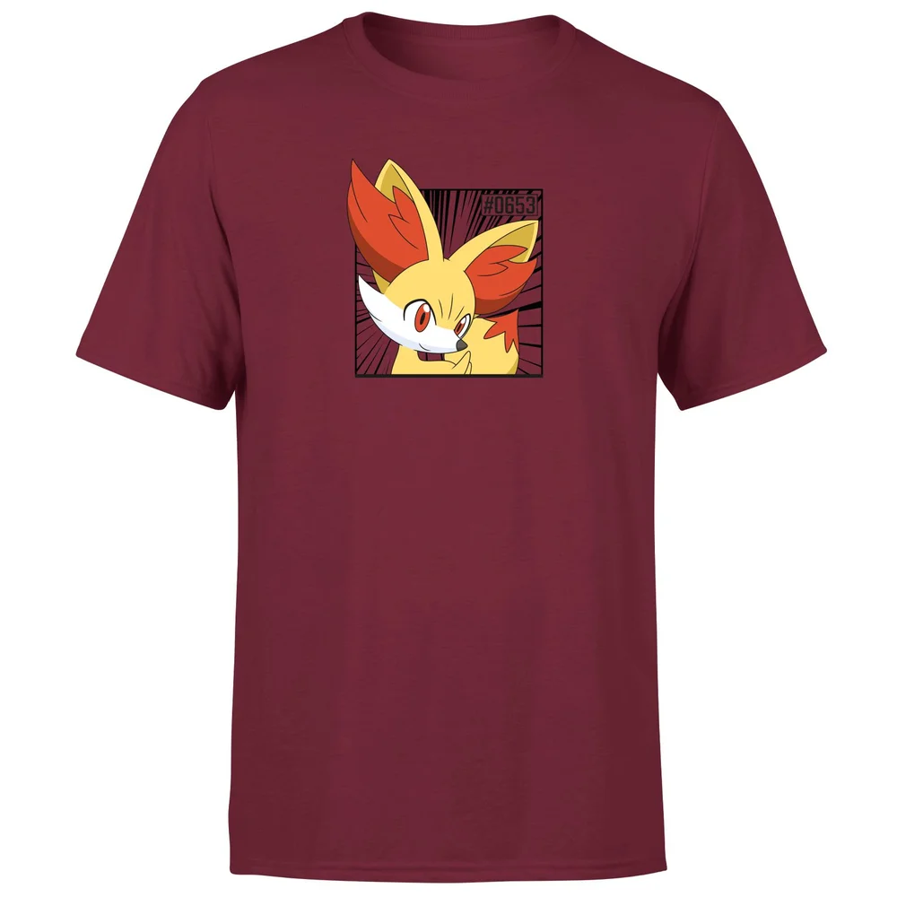 Pokemon Fennekin Men's T-Shirt - Burgundy - S Bild 1