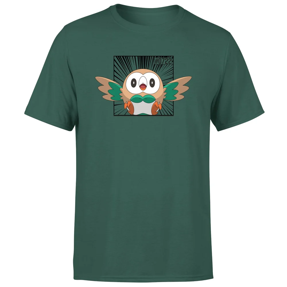 Pokemon Rowlet Men's T-Shirt - Green - S Bild 1