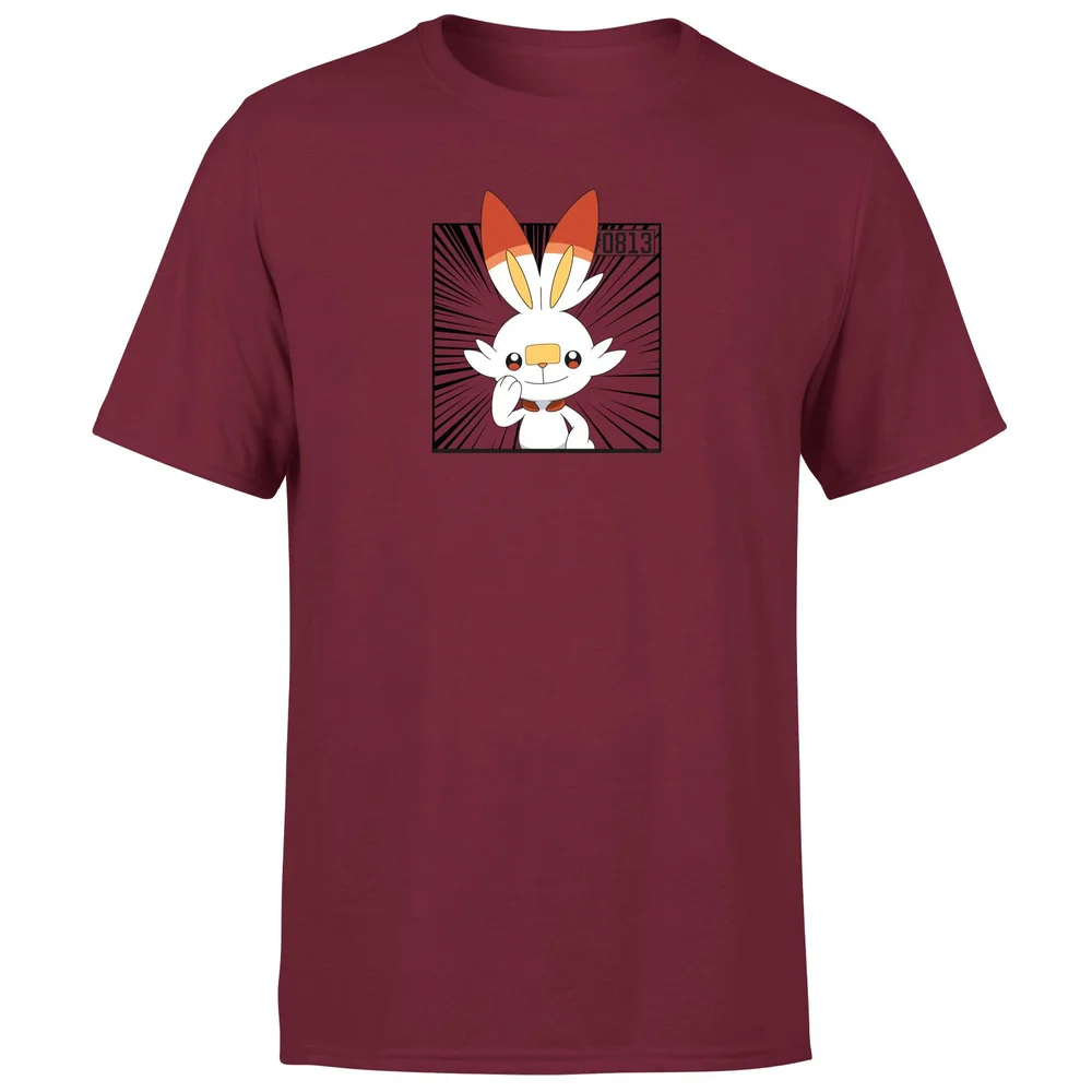Pokemon Scorbunny Men's T-Shirt - Burgundy - S Bild 1