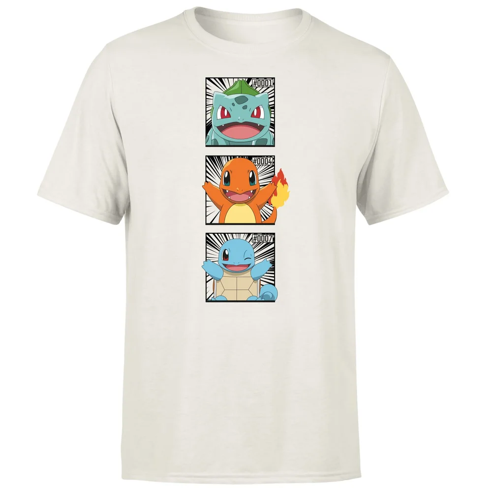 Pokemon Generation 1 Starters Men's T-Shirt - Cream - L Bild 1