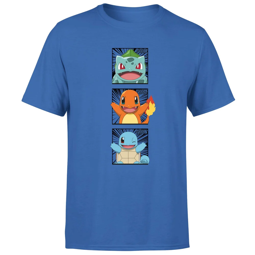 Pokemon Generation 1 Starters Men's T-Shirt - Blue - S Bild 1
