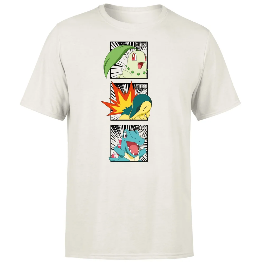 Pokemon Generation 2 Starters Men's T-Shirt - Cream - L Bild 1