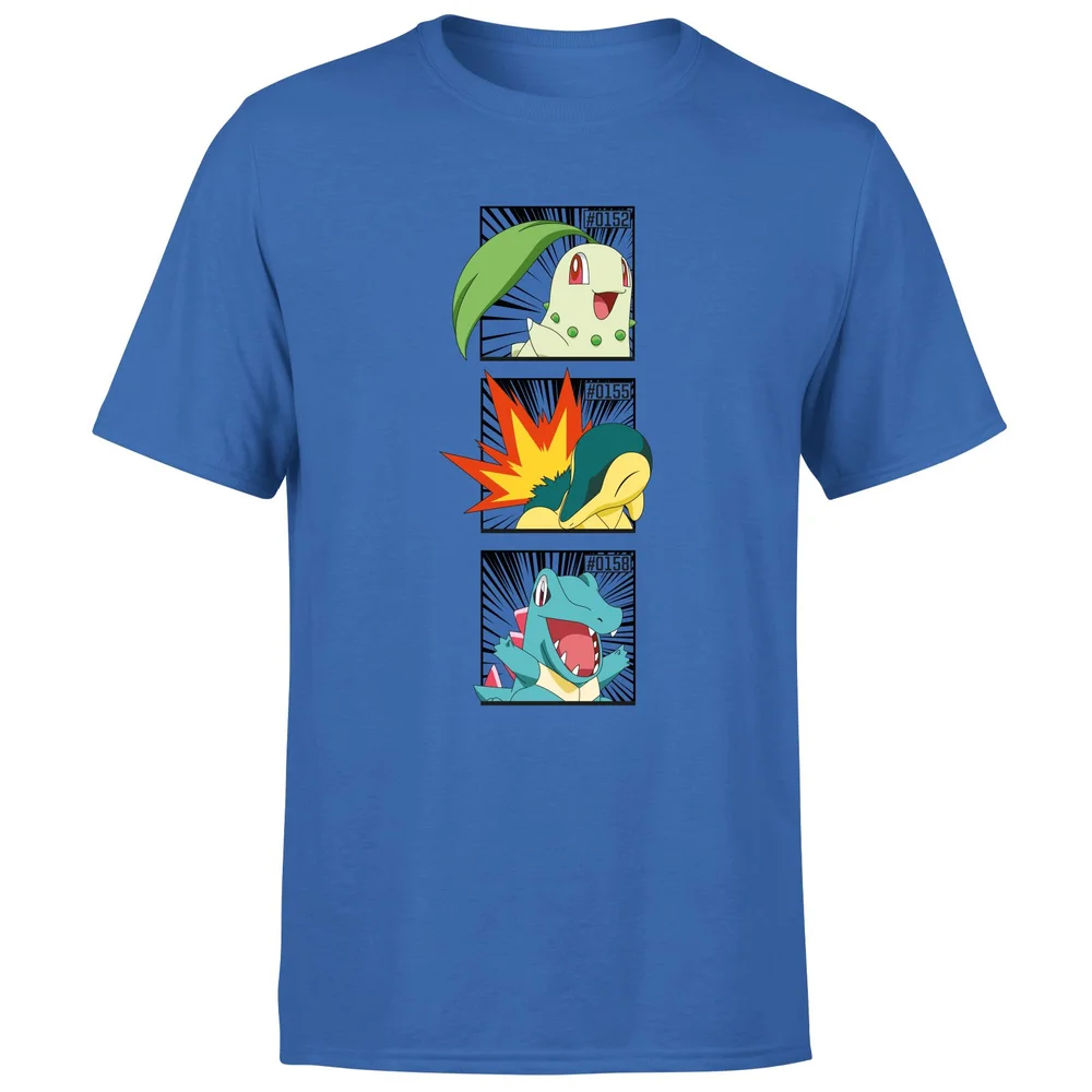 Pokemon Generation 2 Starters Men's T-Shirt - Blue - S Bild 1