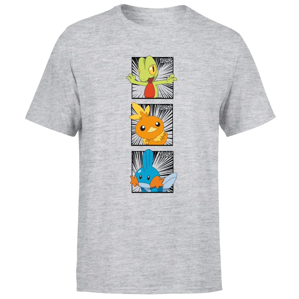 Pokemon Generation 3 Starters Men's T-Shirt - Grey - S Bild 1