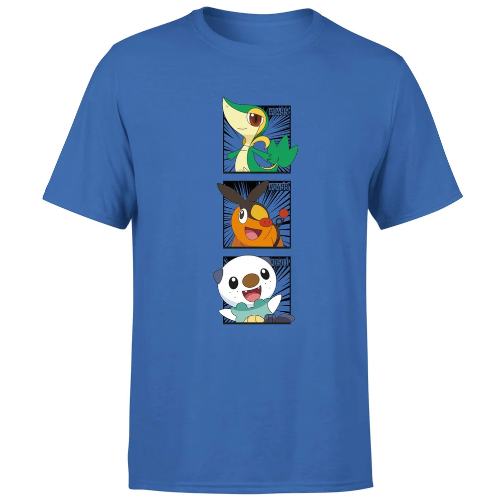 Pokemon Generation 5 Starters Men's T-Shirt - Blue - S Bild 1