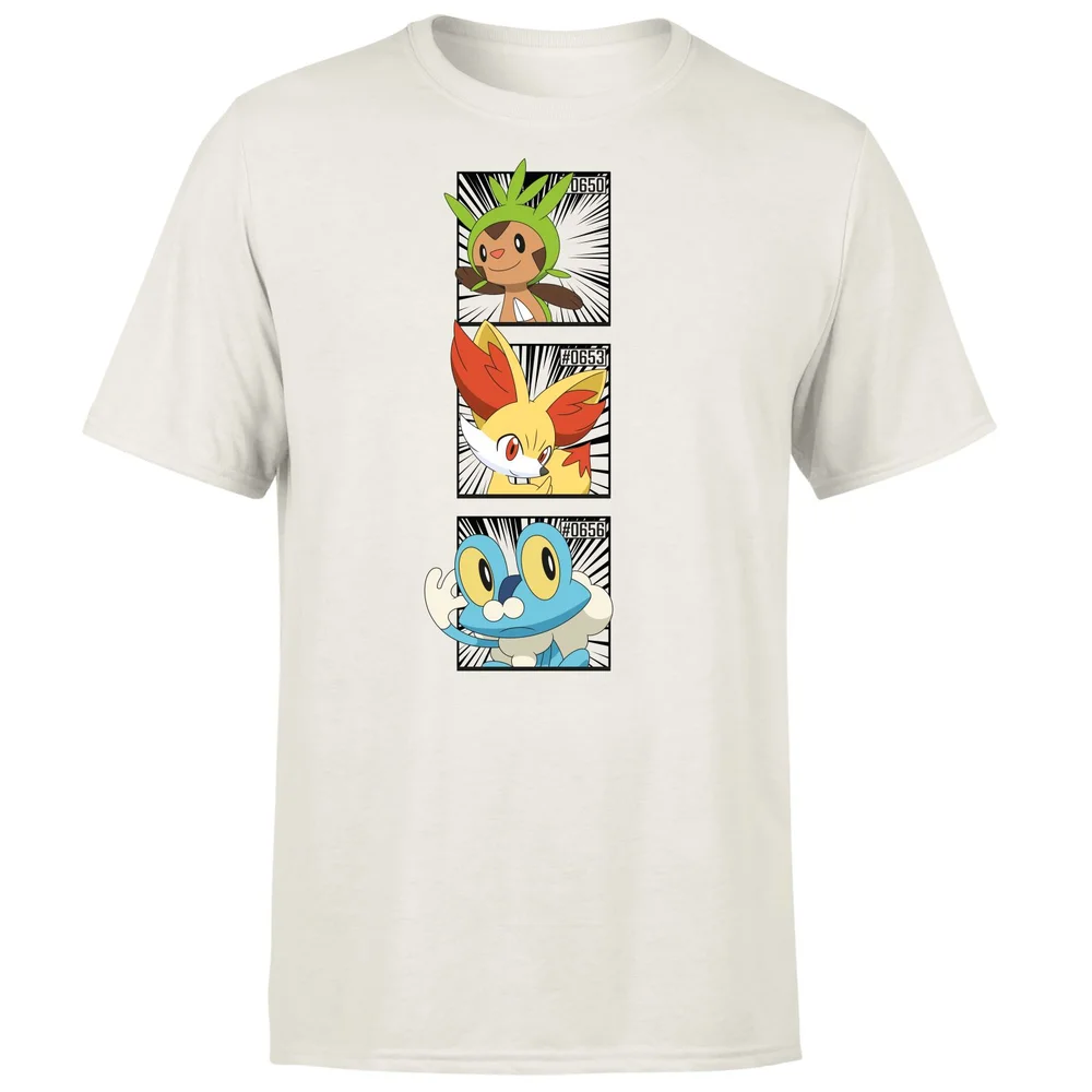 Pokemon Generation 6 Starters Men's T-Shirt - Cream - L Bild 1