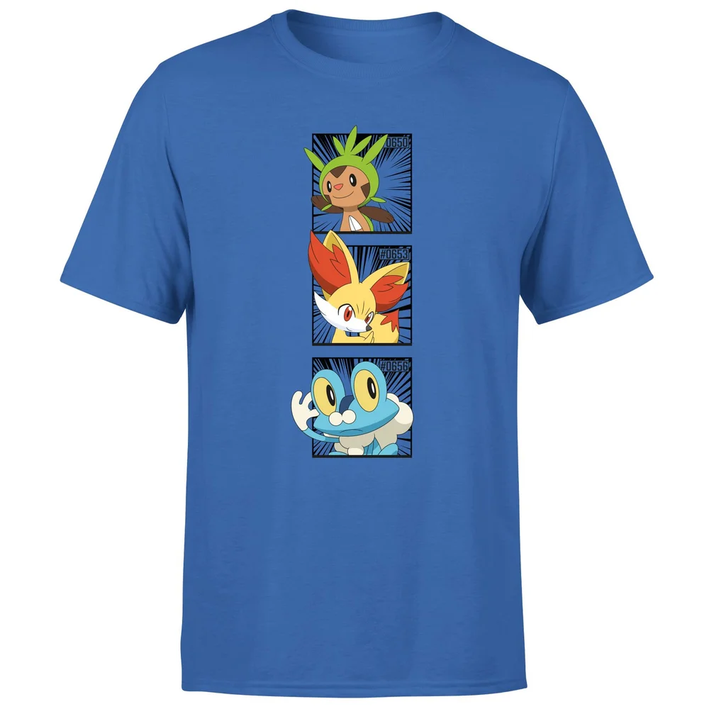 Pokemon Generation 6 Starters Men's T-Shirt - Blue - S Bild 1