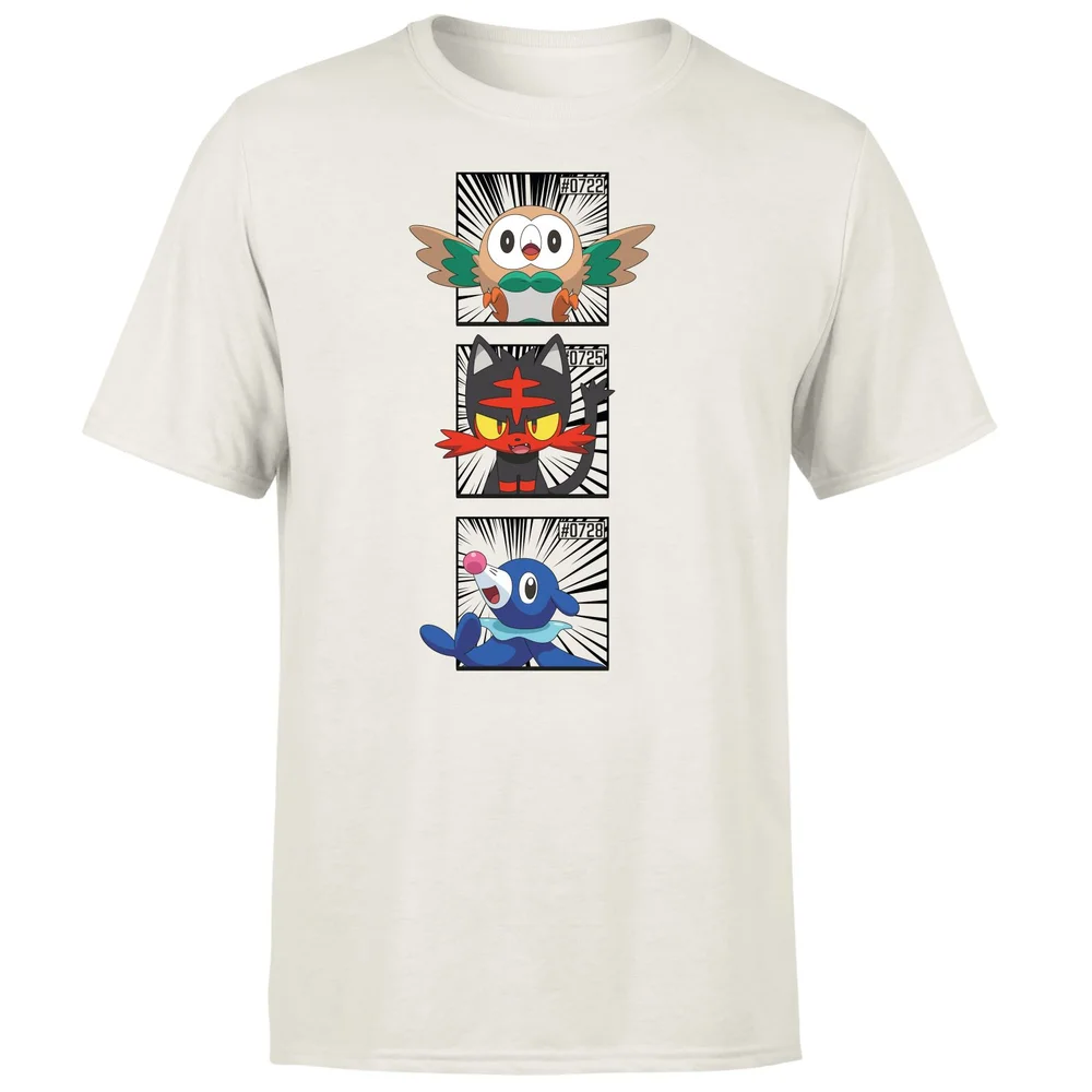 Pokemon Generation 7 Starters Men's T-Shirt - Cream - L Bild 1