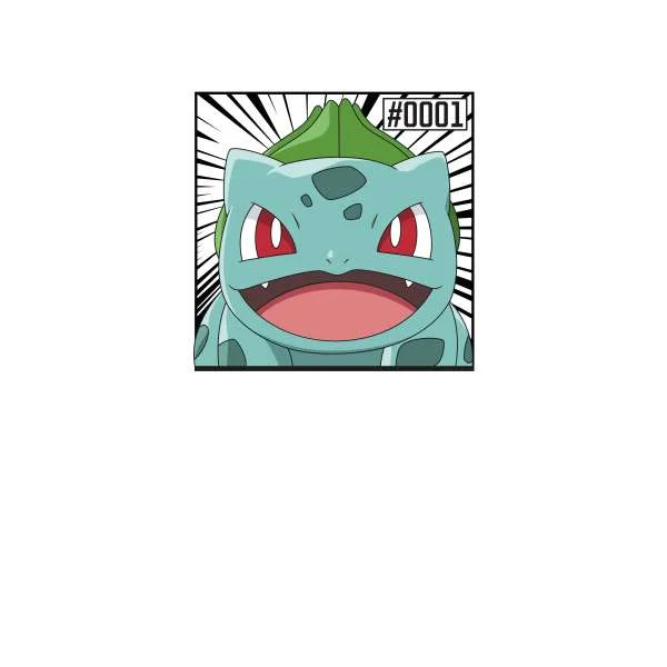 Pokémon Pokédex Bisasam #0001 Hoodie - Weiß