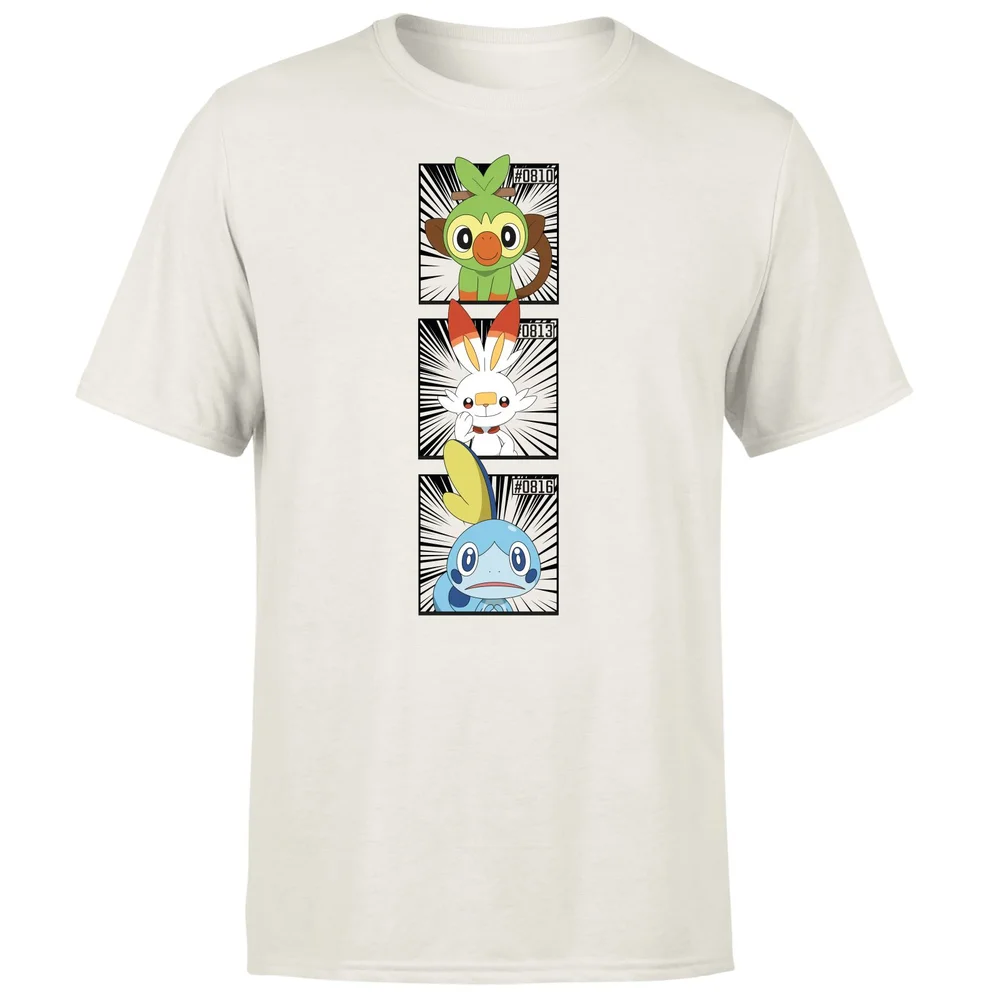 Pokemon Generation 8 Starters Men's T-Shirt - Cream - L Bild 1
