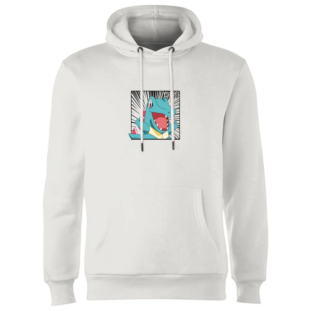 Pokemon Totodile Hoodie - White - S Bild 1