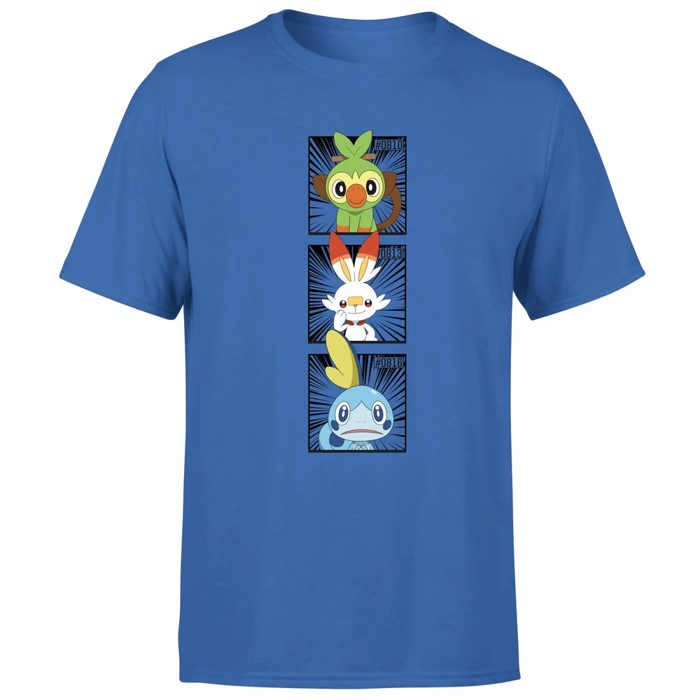Pokemon Generation 8 Starters Men's T-Shirt - Blue - S Bild 1