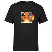 Pokémon Pokédex Glumanda #0004 T-Shirt - Schwarz - undefined undefined