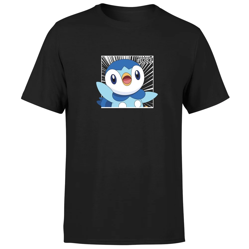 Pokemon Piplup Men's T-Shirt - Black - S Bild 1