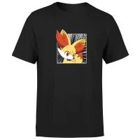 Pokemon Fennekin Men's T-Shirt - Black - undefined undefined