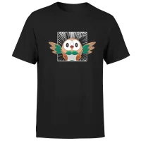 Pokemon Rowlet Men's T-Shirt - Black