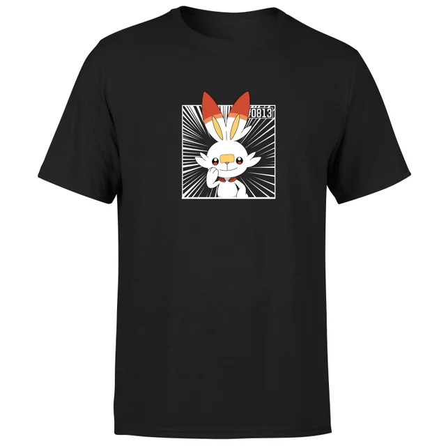 Pokemon Scorbunny Men's T-Shirt - Black