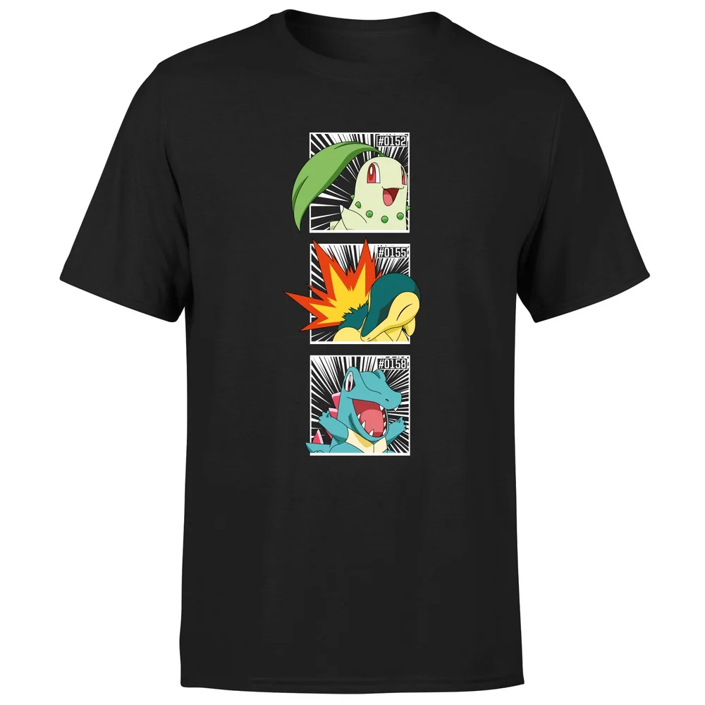 Pokemon Generation 2 Intro Men's T-Shirt - Black - S Bild 1