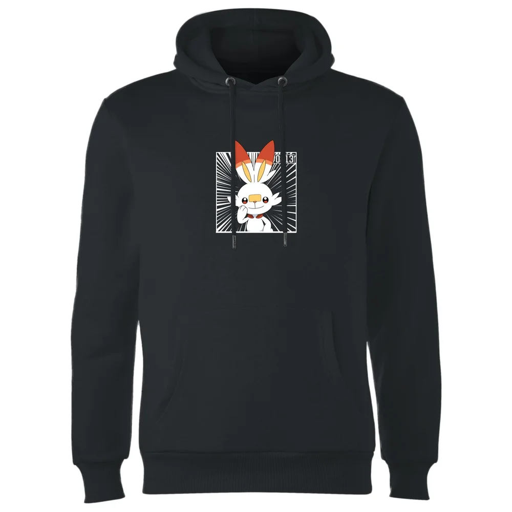 Pokemon Scorbunny Hoodie - Black - S Bild 1