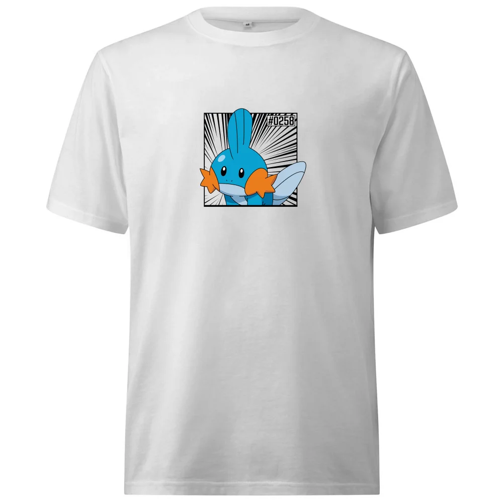 Pokemon Mudkip Oversized Heavyweight T-Shirt - White - XS Bild 1