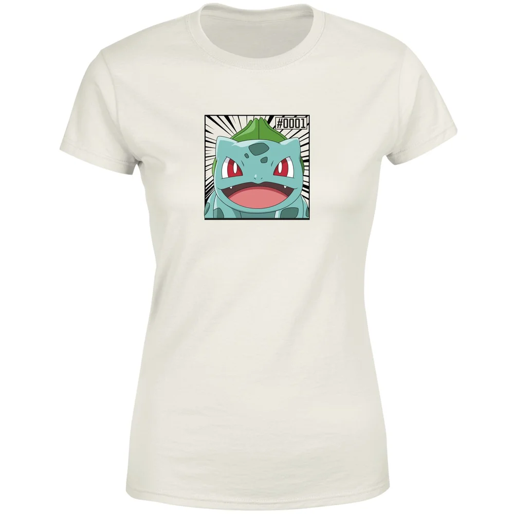 Pokémon Pokédex Bisasam #0001 Frauen T-Shirt - Creme - M Bild 1