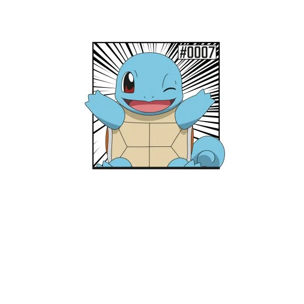 Pokémon Pokédex Schiggy #0007 Frauen T-Shirt - Weiß