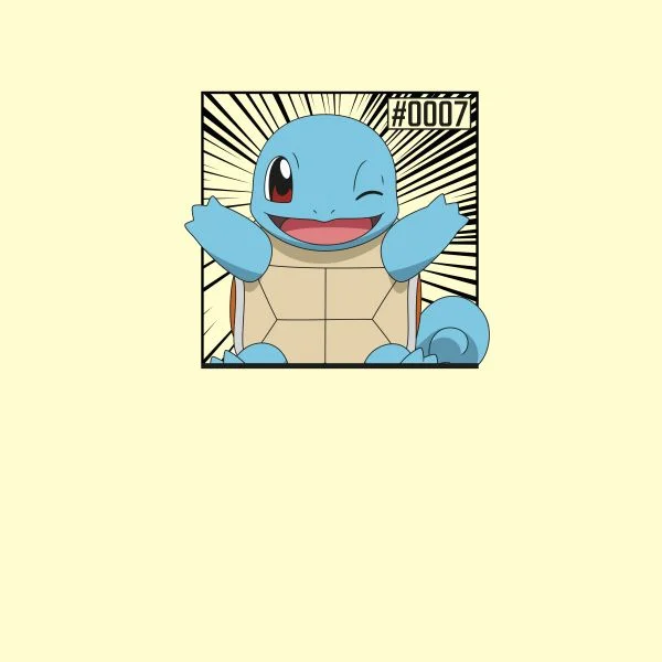 Pokémon Pokédex Schiggy #0007 Frauen T-Shirt - Creme