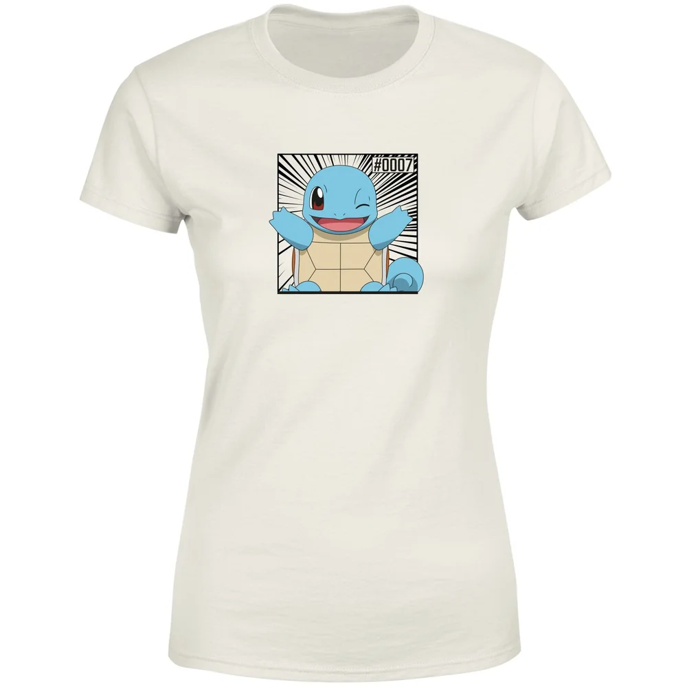 Pokémon Pokédex Schiggy #0007 Frauen T-Shirt - Creme - L Bild 1