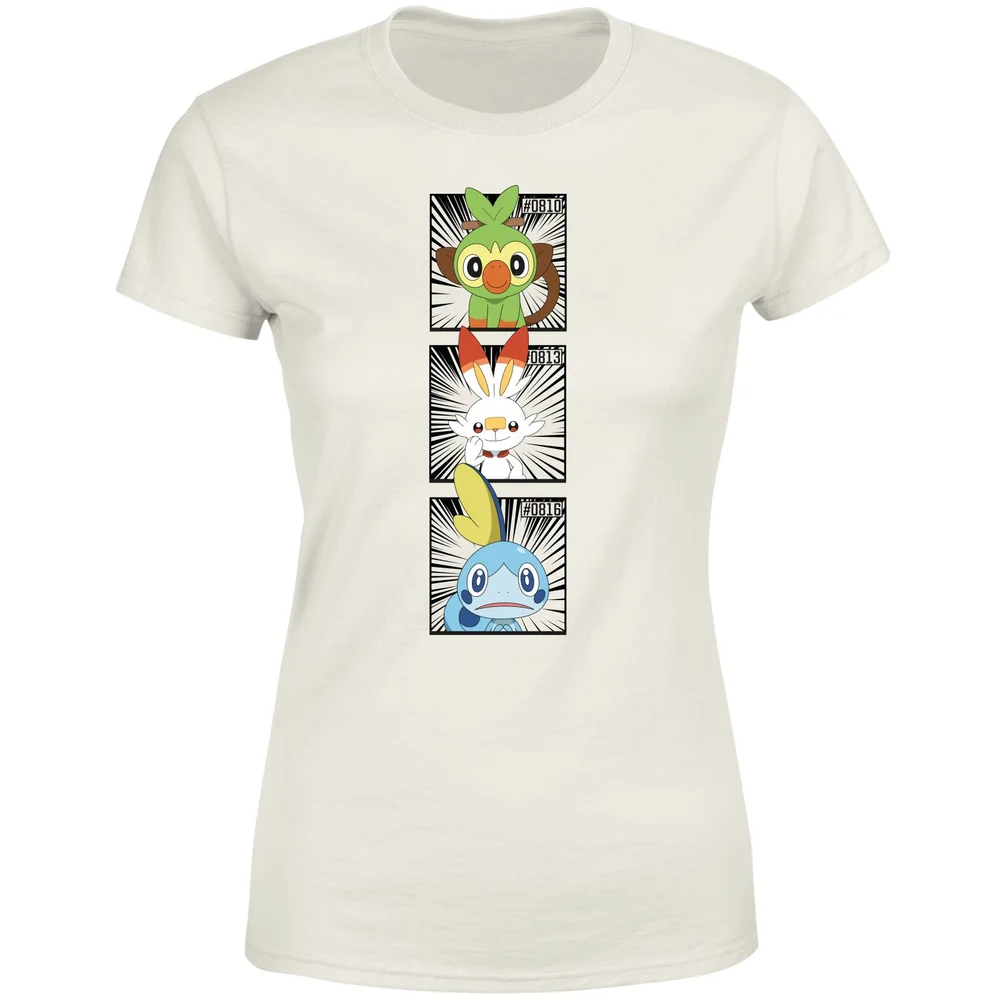 Pokemon Generation 8 Starters Women's T-Shirt - Cream - S Bild 1