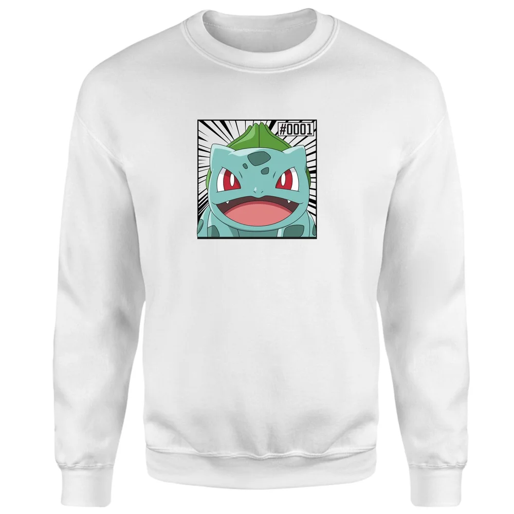 Pokémon Pokédex Bisasam #0001 Sweatshirt - Weiß - S Bild 1