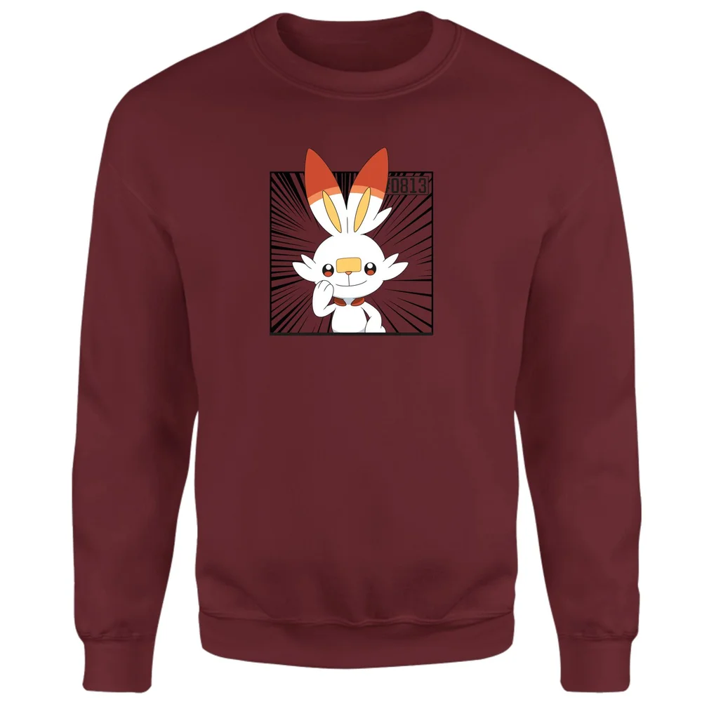 Pokemon Scorbunny Sweatshirt - Burgundy - S Bild 1