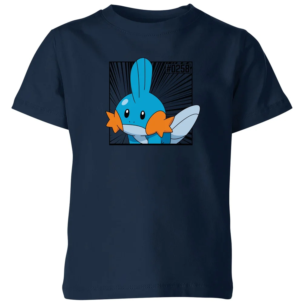 Pokemon Mudkip Kids' T-Shirt - Navy - 3-4 Jahre Bild 1