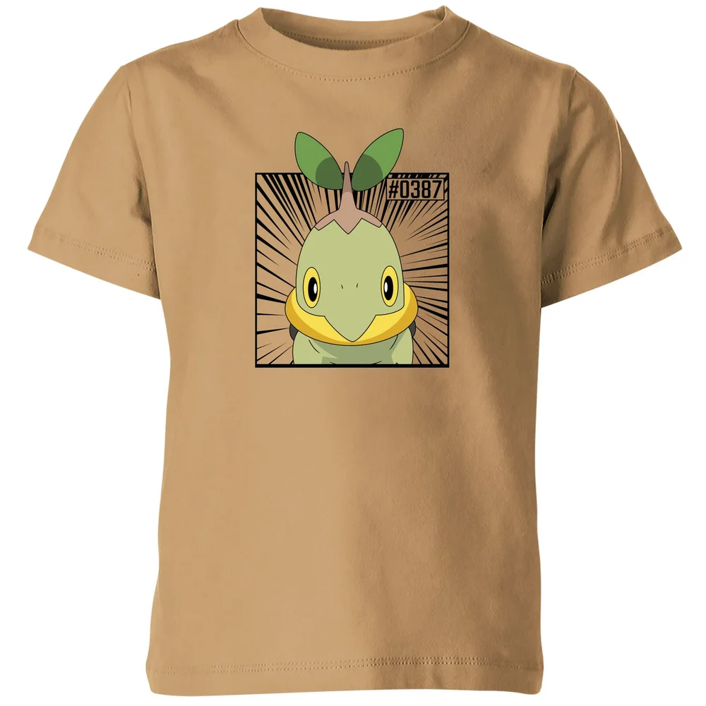Pokemon Turtwig Kids' T-Shirt - Tan - 3-4 Jahre Bild 1