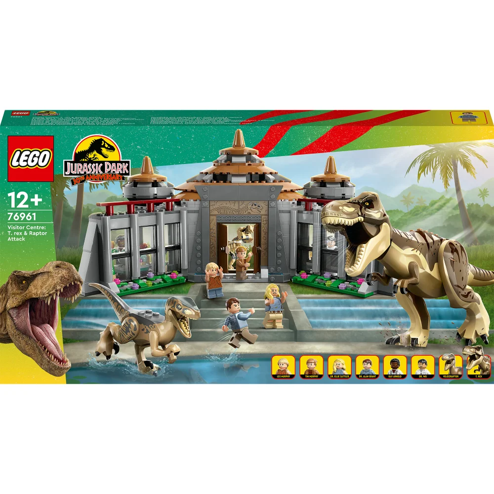 LEGO Jurassic Park Visitor Centre: T. rex & Raptor Attack (76961) Bild 1