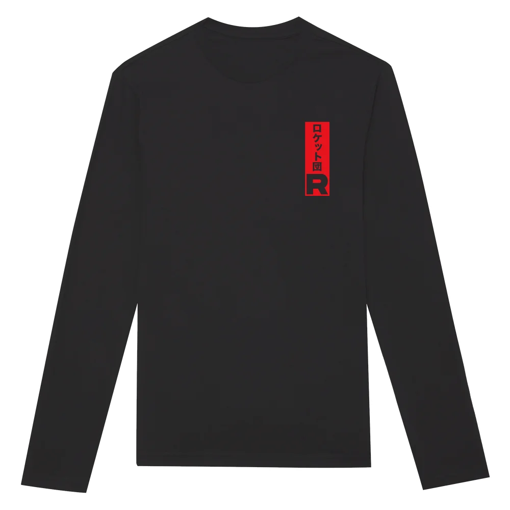 Akedo X Pokémon Team Rocket Unisex Langärmeliges T-Shirt - Schwarz - XXL - Schwarz Bild 1