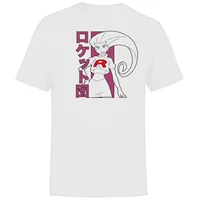 Akedo X Pokémon Team Rocket Jessie T-Shirt - Weiß