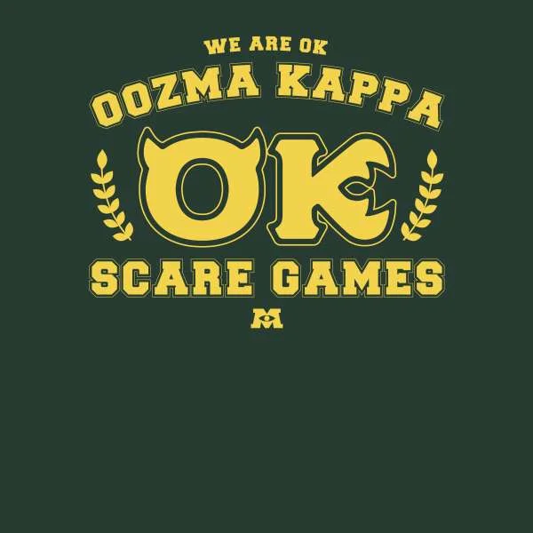 Monsters Inc. Oozma Kappa Scare Games Men's T-Shirt - Green