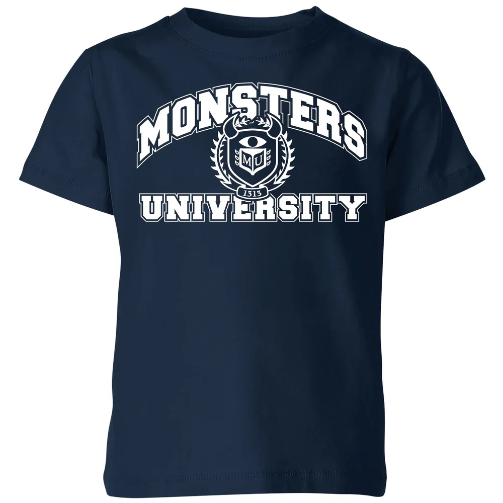 Monsters Inc. Monsters University Student Kids' T-Shirt - Navy - 3-4 Jahre Bild 1