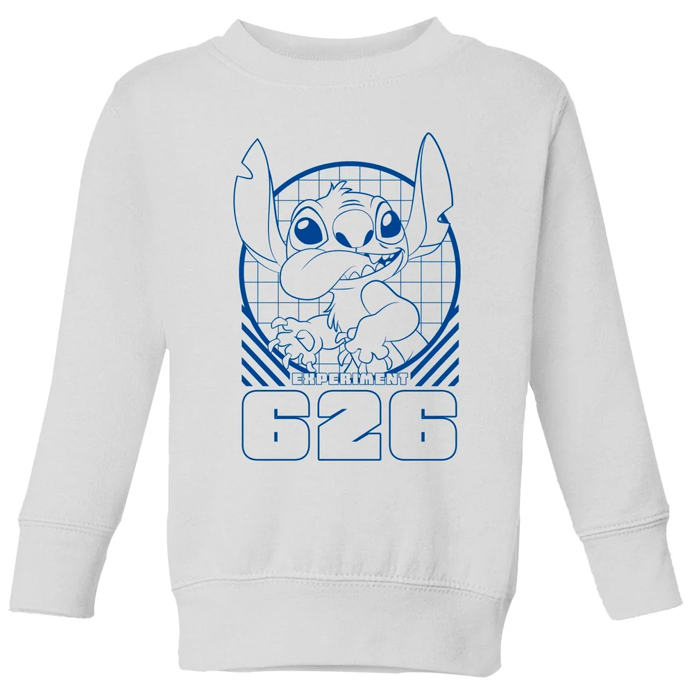 Lilo And Stitch Warning Experiment 626 Kids' Sweatshirt - White - 5-6 Jahre Bild 1