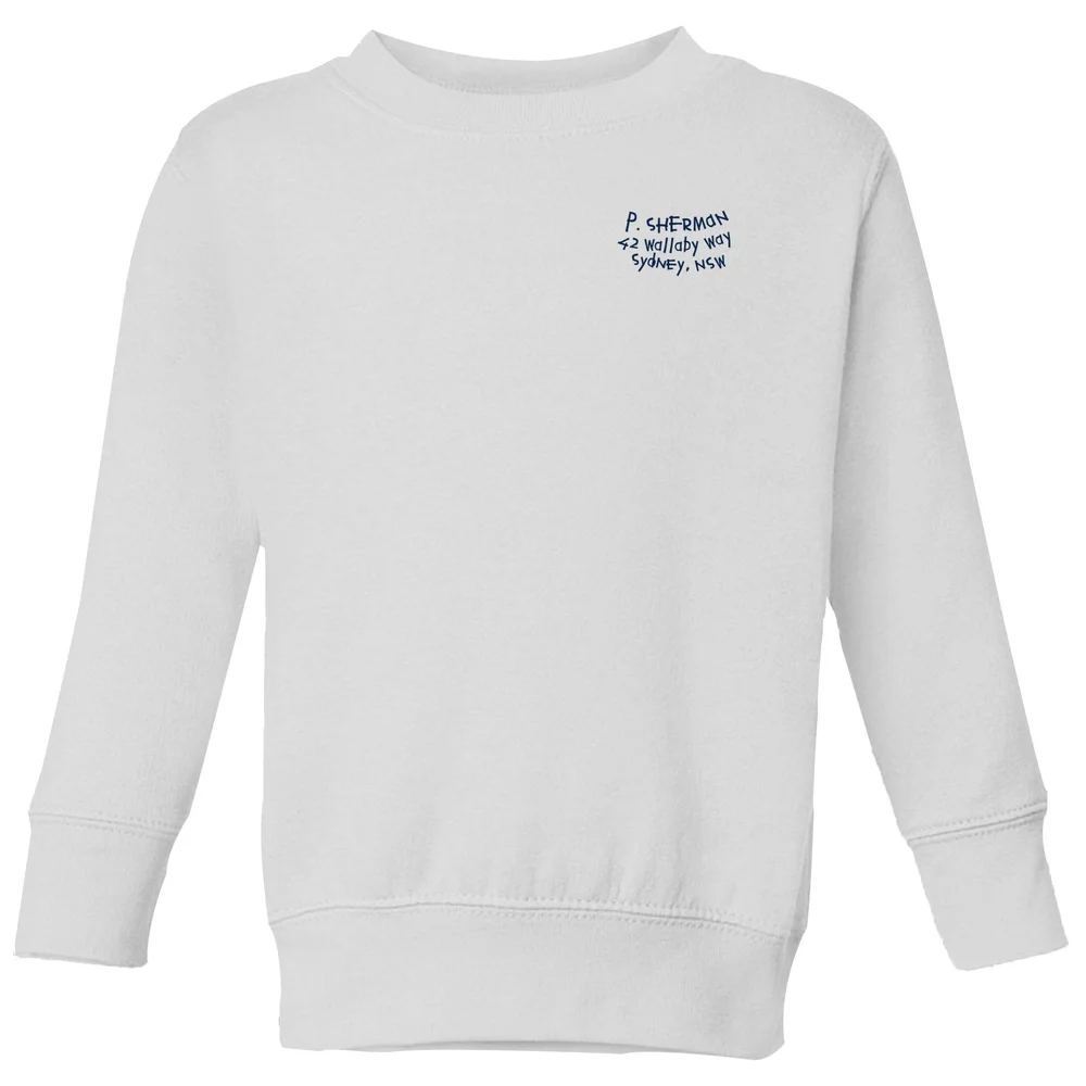 Finding Nemo P.Sherman 42 Wallaby Way Kids' Sweatshirt - White - 3-4 Jahre Bild 1
