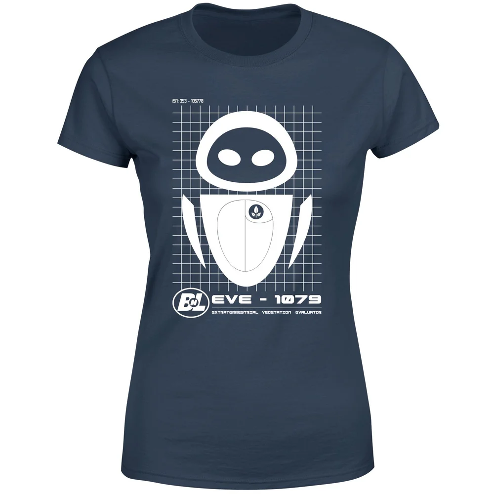 Wall-E Eve Schematic Women's T-Shirt - Navy - XS Bild 1