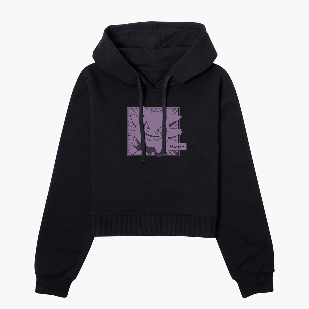 Pokémon Gengar Women's Cropped Hoodie - Black - XS Bild 1